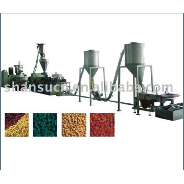 Plastic granule making machine